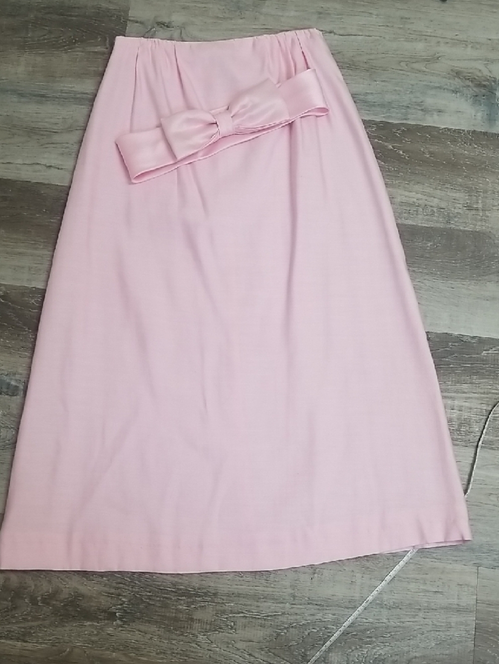 Vintage Women’s Pink Maxi Skirt